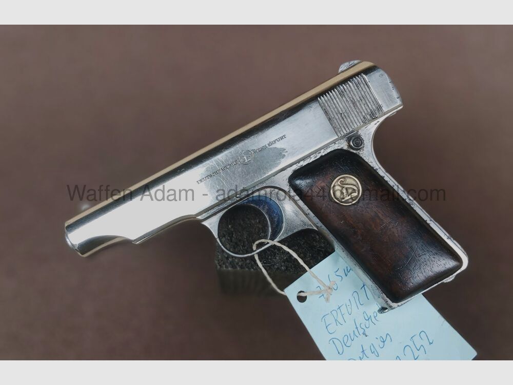 Ortgies, Deutsche Werke Erfurt pistolet kieszonkowy, zdjęcie 2 z 4