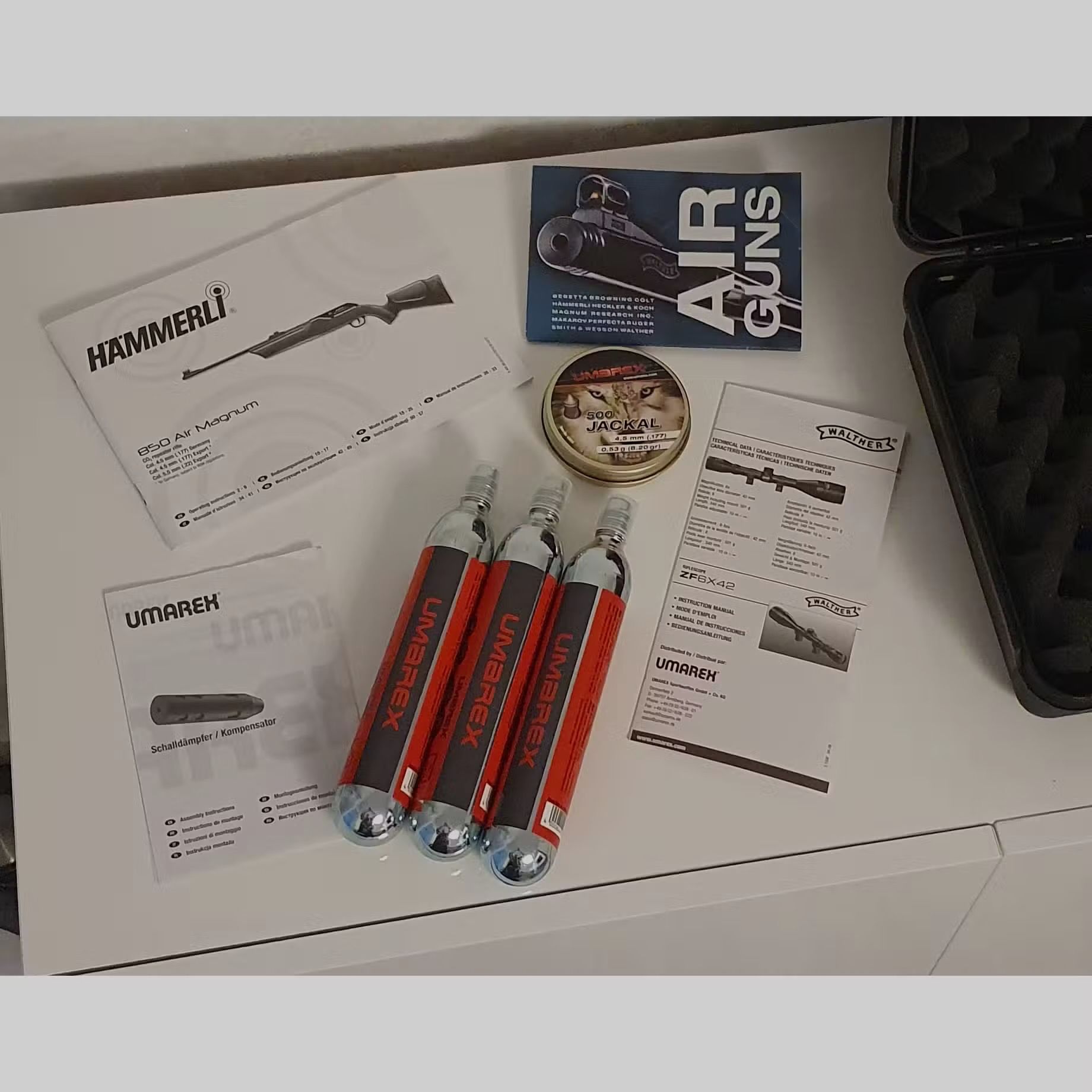 CO2 Hämmerli 850 Airmagnum XT MEGA ACCESSOIRES, afbeelding 10 van 11