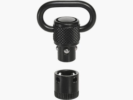 Soporte de correa + casquillo – Push & Go "Slim" – Para madera – giratorio