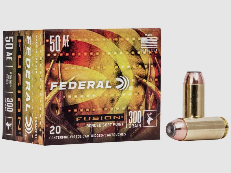 Federal Fusion .50 AE 300GR SP 20 cartouches