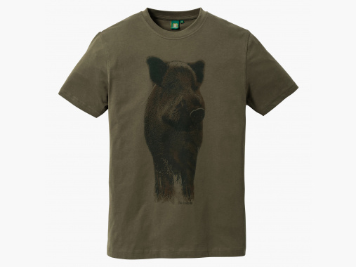 OS Trachten Heren T-Shirt Wild Zwijn | 4XL