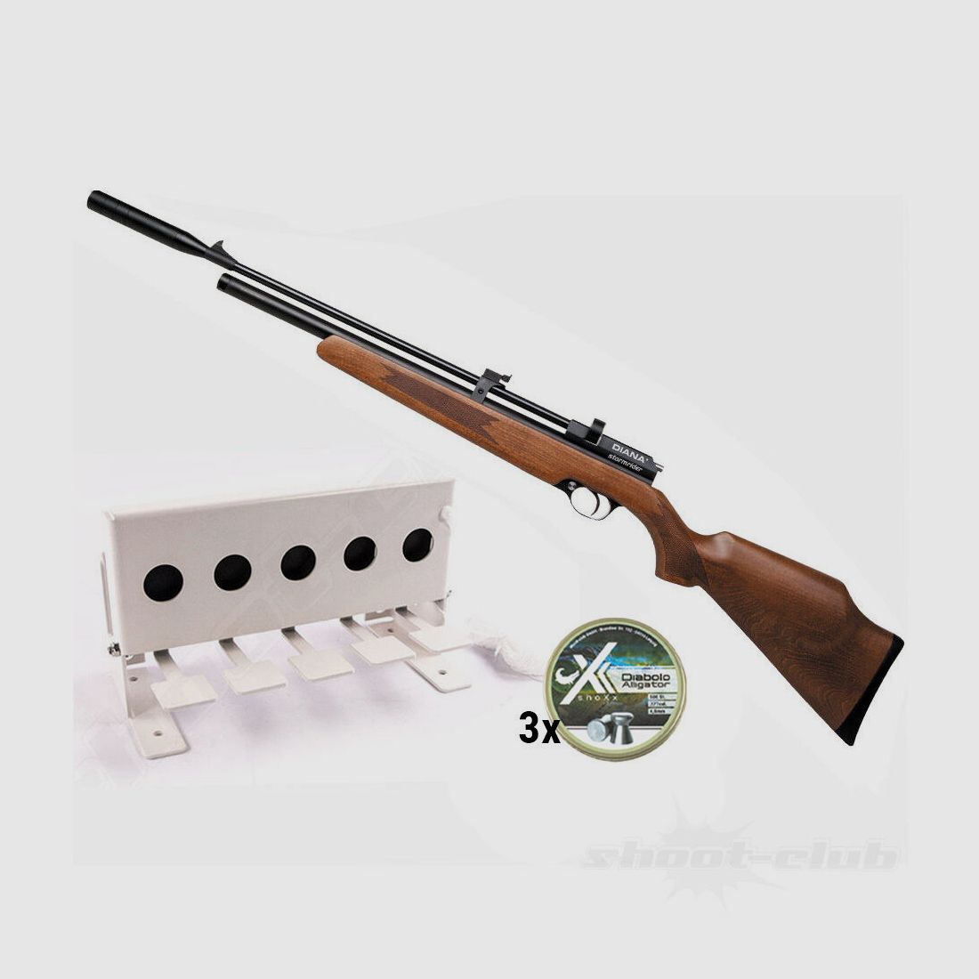 Diana Diana Stormrider PCP 4,5mm Biathlon Set