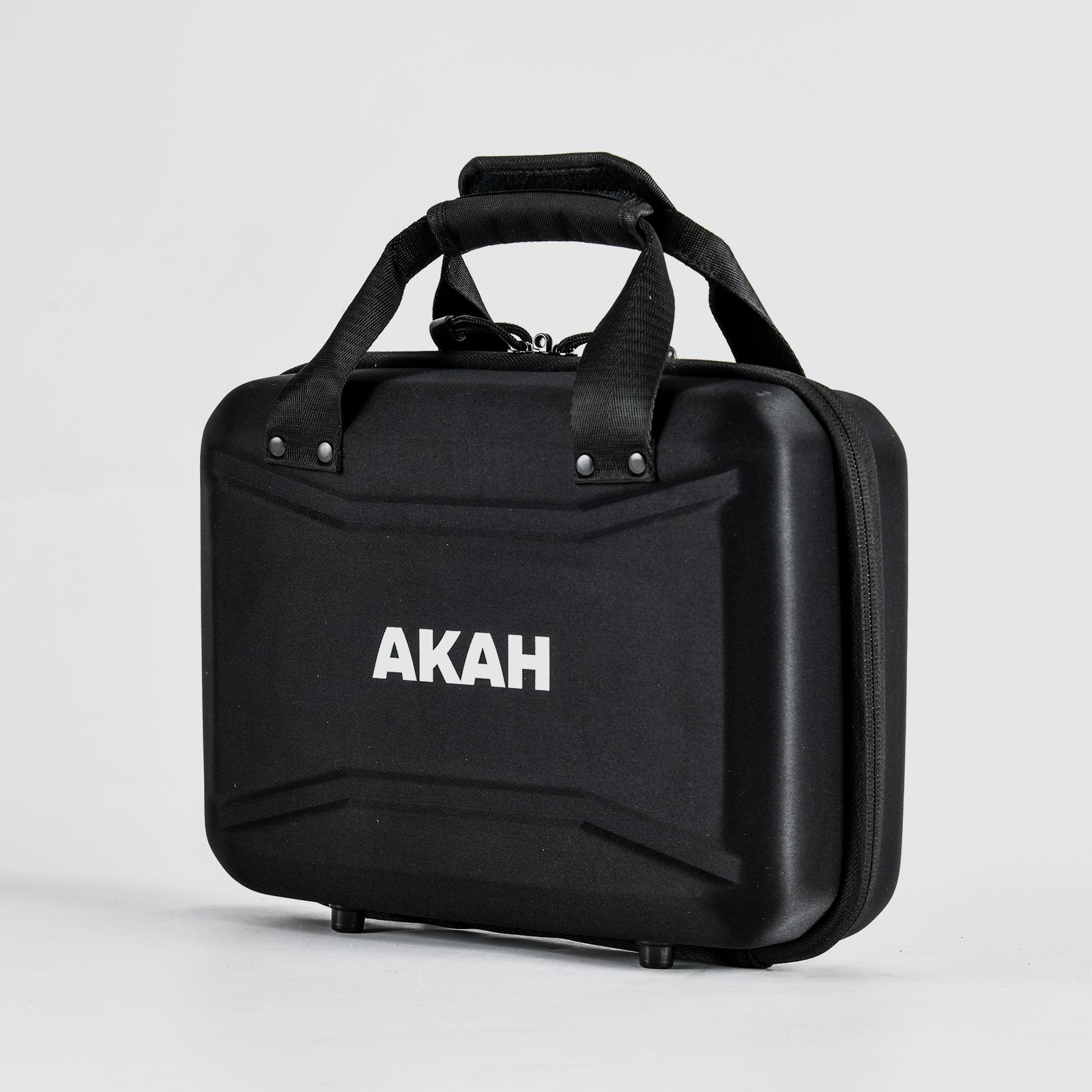 AKAH Hardcase Handgun Koffer - Nylon/Schuim, Vergrendelbaar - 30,5×22,5×10,5 cm - Zwart