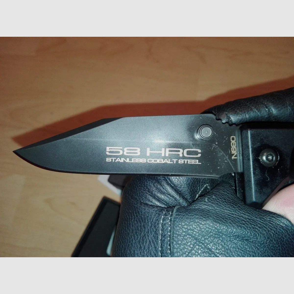 Wyprzedaż! Extrema Ratio Fulcrum II D nóż składany, czarny, nowy, z paragonem