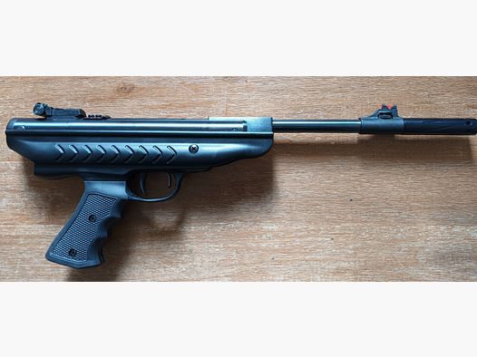 Knicklauf Luftpistole Mercury 25 Super Charger Kaliber 4,5 mm  + Umarex Schalldämpfer