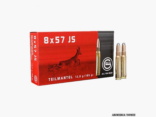 GECO – 8X57 JS Balle à pointe douce 12,0g / 185gr