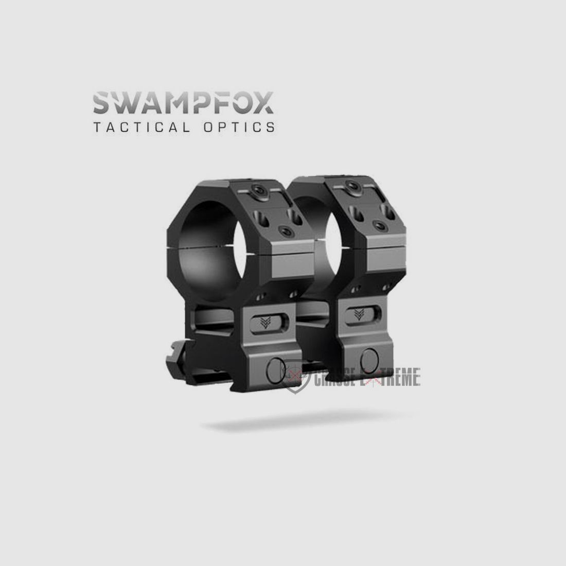 Montageringe SWAMPFOX Hoch 30mm für Reflexvisier 45 Grad, Bild 3 von 3