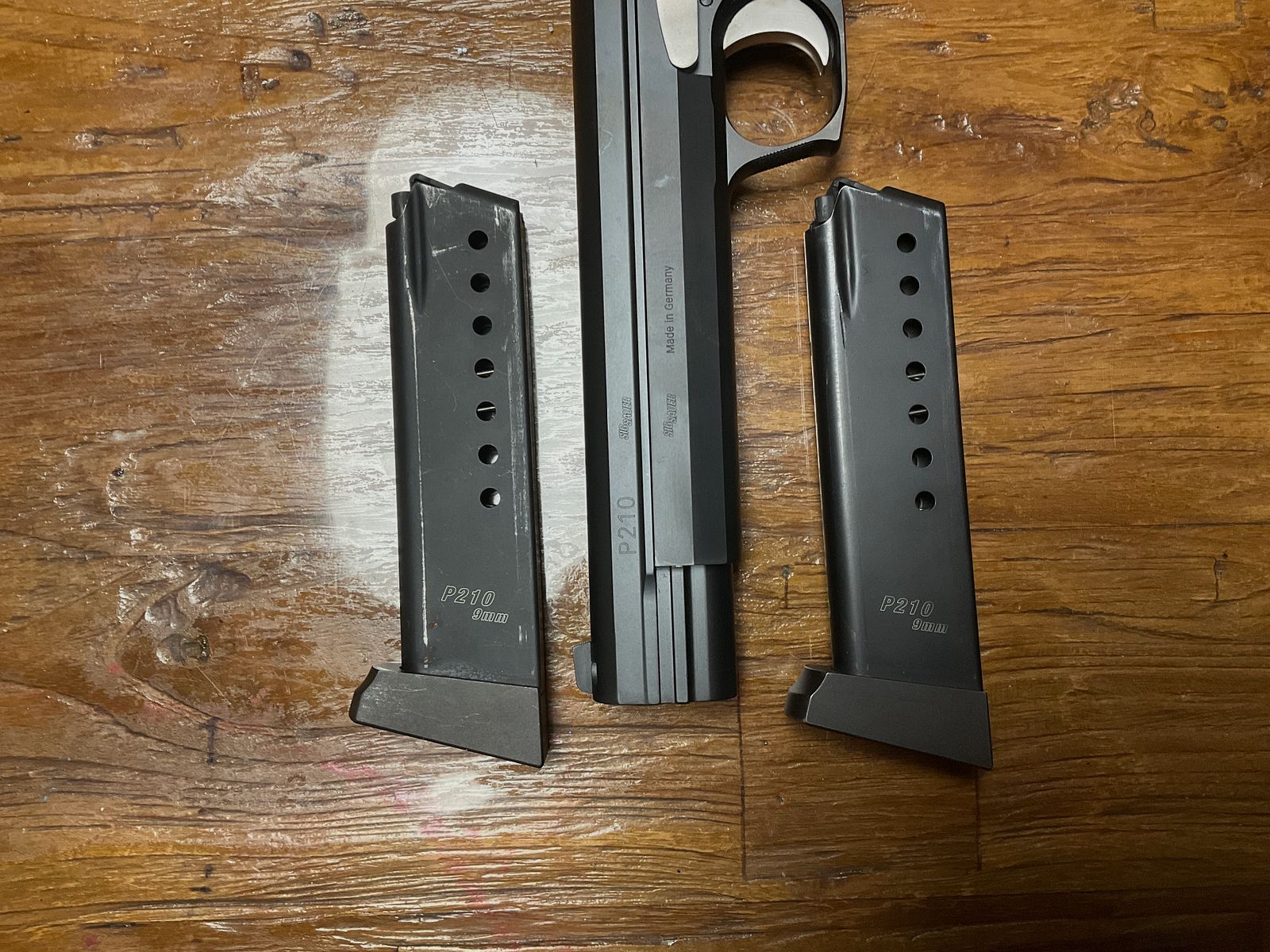 SIG P210 Super Target 6 inches, 9 mm Para