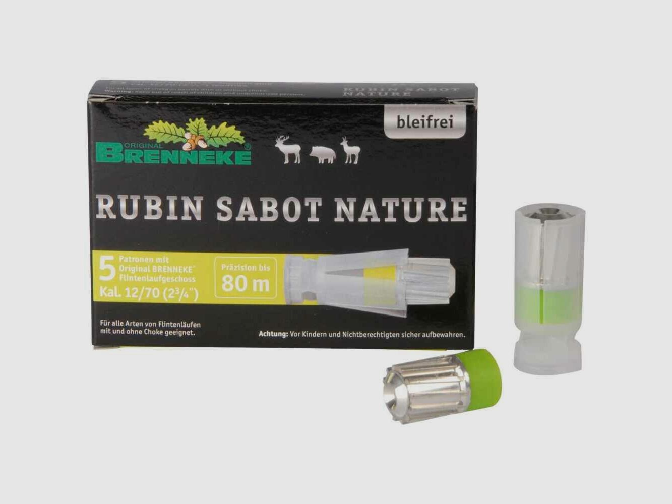 BRENNEKE Flintenlaufgeschoss Rubin Sabot Nature - 19g