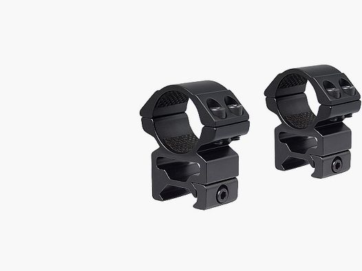 HAWKE Montage Klemmringe 25,4mm Picatinny 2 Stk - schwarz High