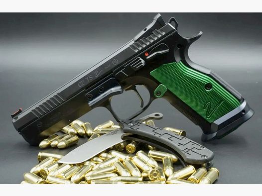 CZ  TS 2 Racing Green 9mm Luger NEU