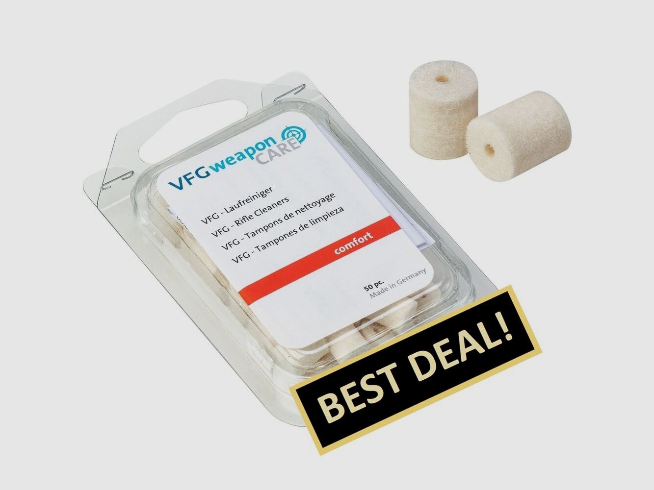 VFG loopreiniger comfort kaliber 7.5 mm (50 st.)