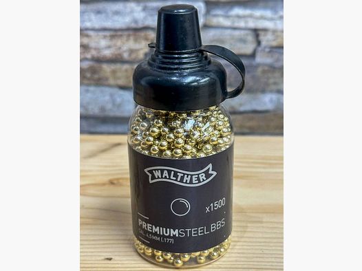 Luftgewehrmunition Walther Premium Gold Stahl BBs
