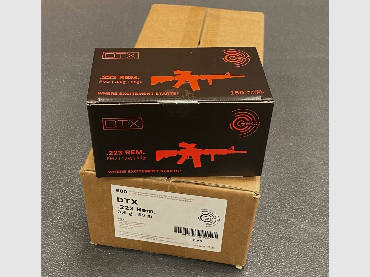 Geco .223 Rem Geco DTX 55grs - 600 piezas