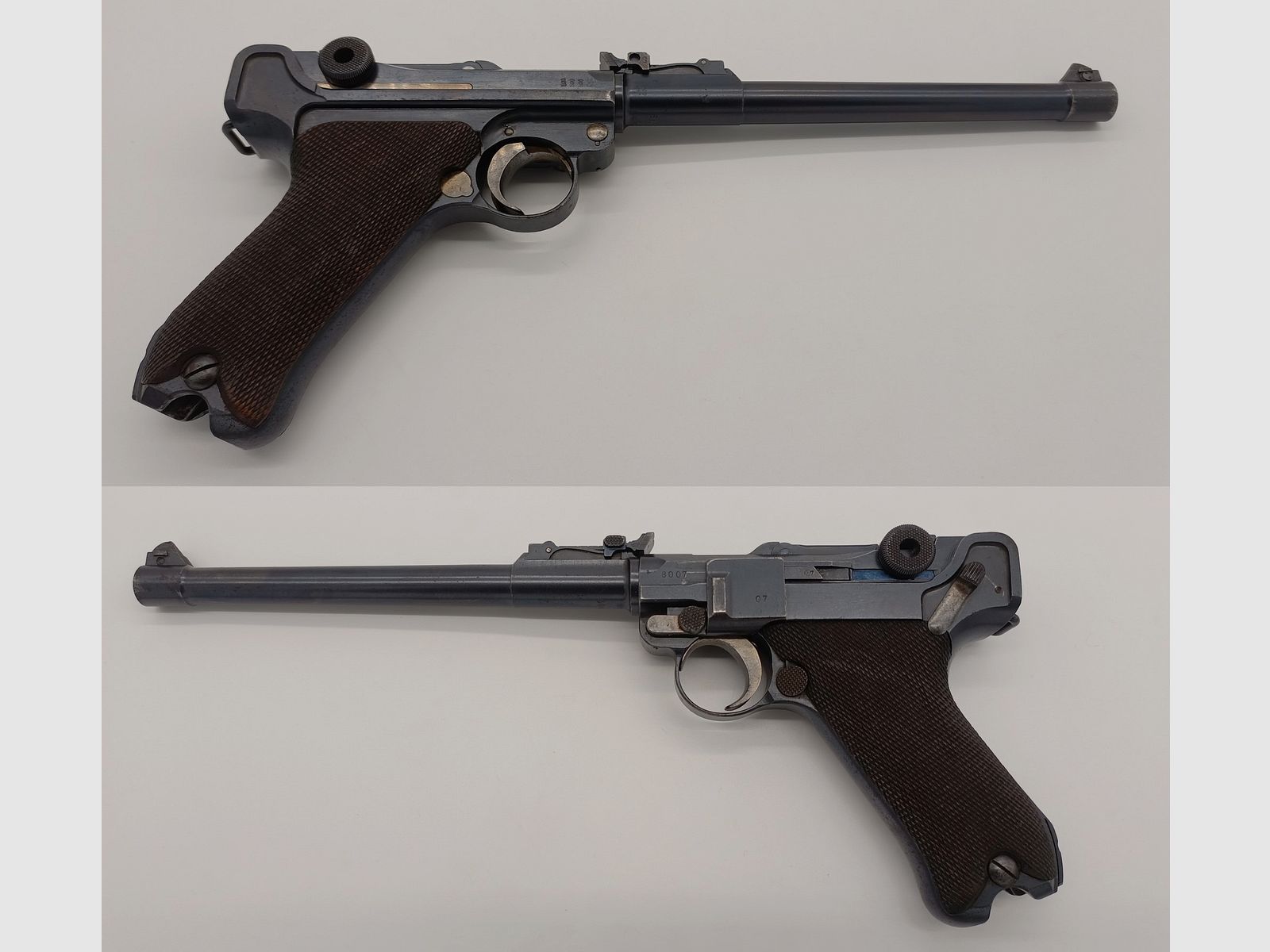 Pistole DWM P08 1915 Artillerie, Ari, Kal. 9mmLuger, *inkl. Holster "MARS" Berlin 1915*