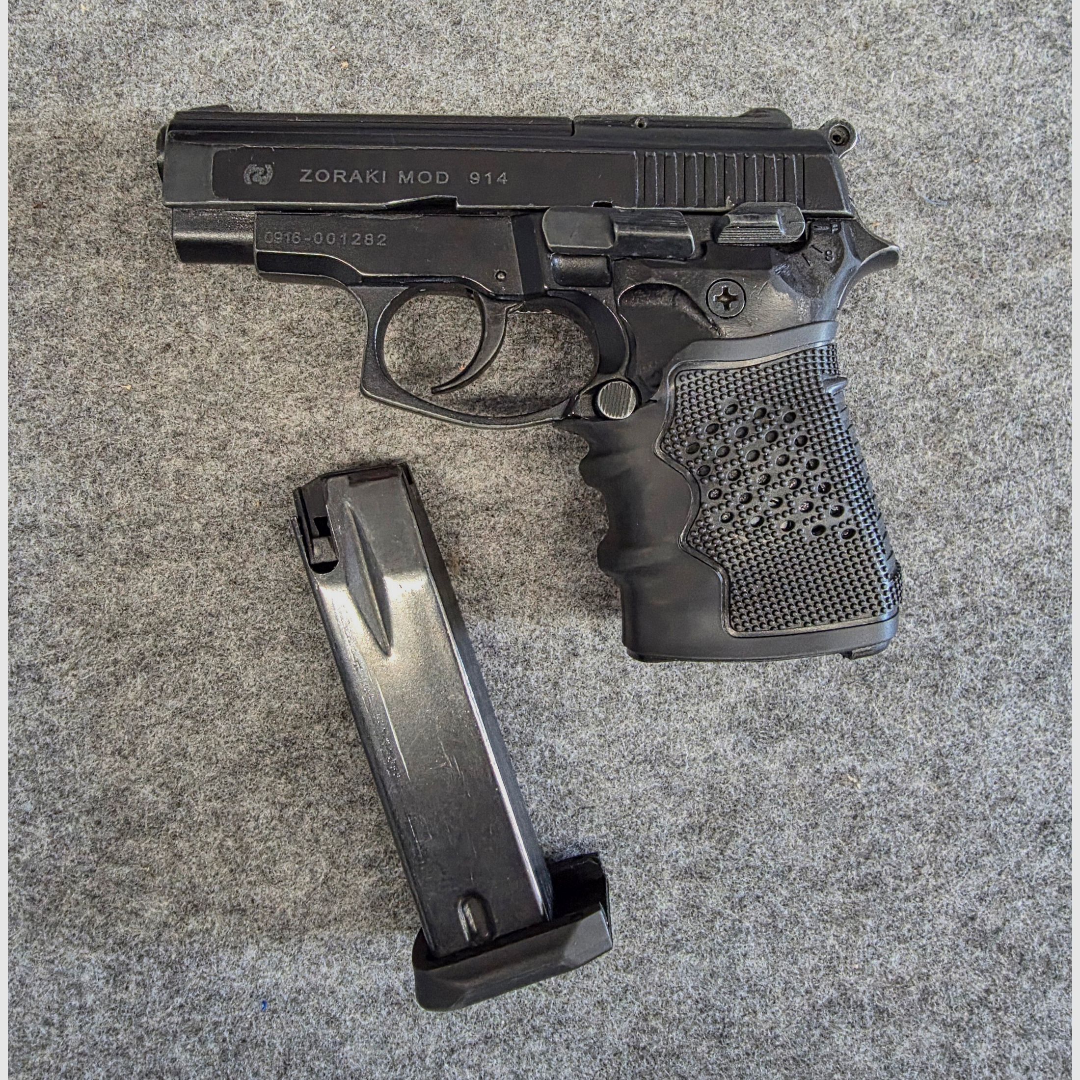 Zoraki Mod. 914 in caliber 9mm PAK blank firing SRS PTB 972