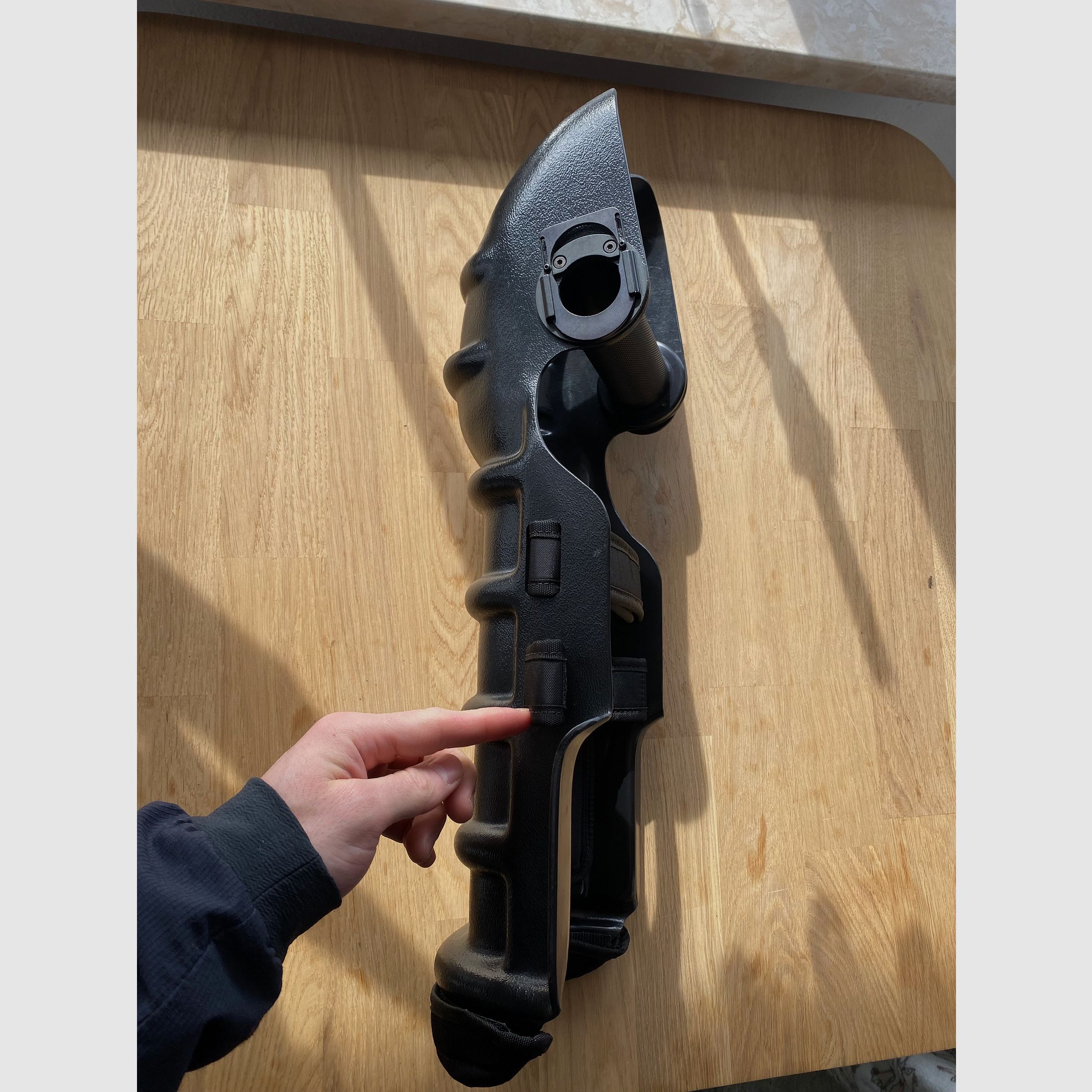 MONADNOCK® Impactor Mini-Shield/Protezione per avambraccio, ambidestro, nero