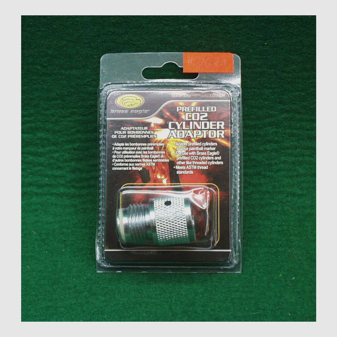Messing Adler Gotcha / Paintball CO2 Zylinderadapter