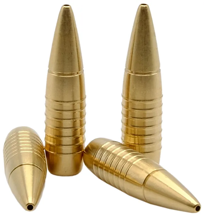 GM – 100 Messingjagdgeschosse – Splinter – .243 – 71 grs – 4,6 g – ohne Plastikspitze