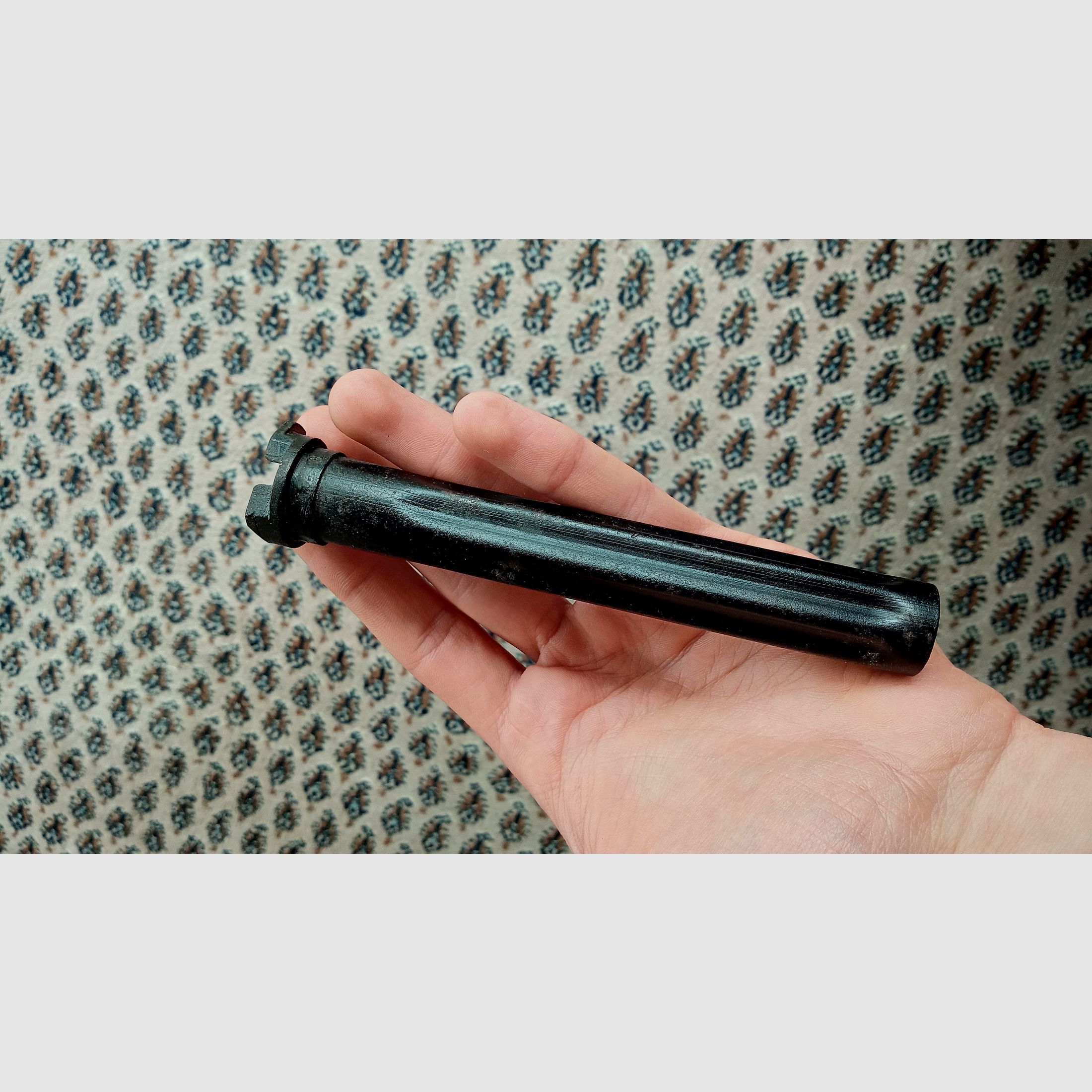 Spätes ungarisches AMD-65 Gasrohr von FEG phosphatiert und schwarz lackiert / unbenutzt aber rostig // AK / AKM
