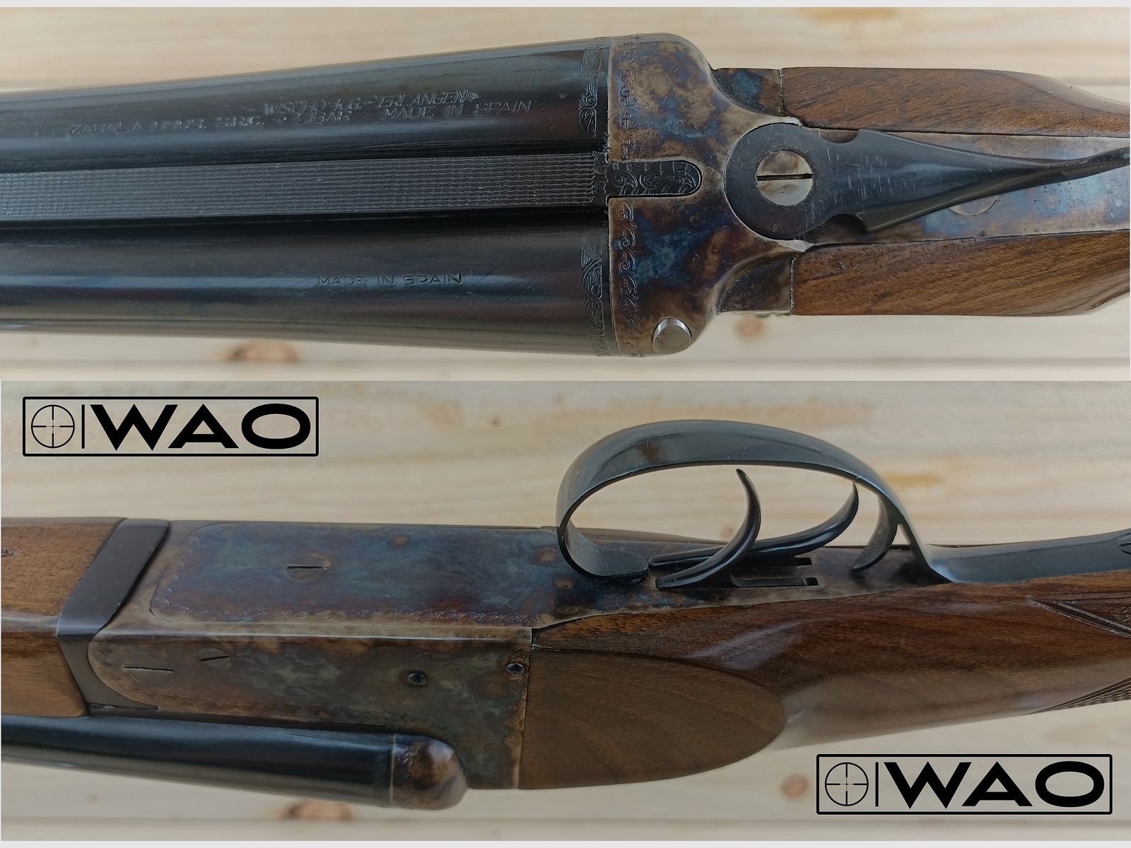 Doppelflinte Zabala – Wischo Mod. Jagd, Kal. 16/70 *Made in Spain*