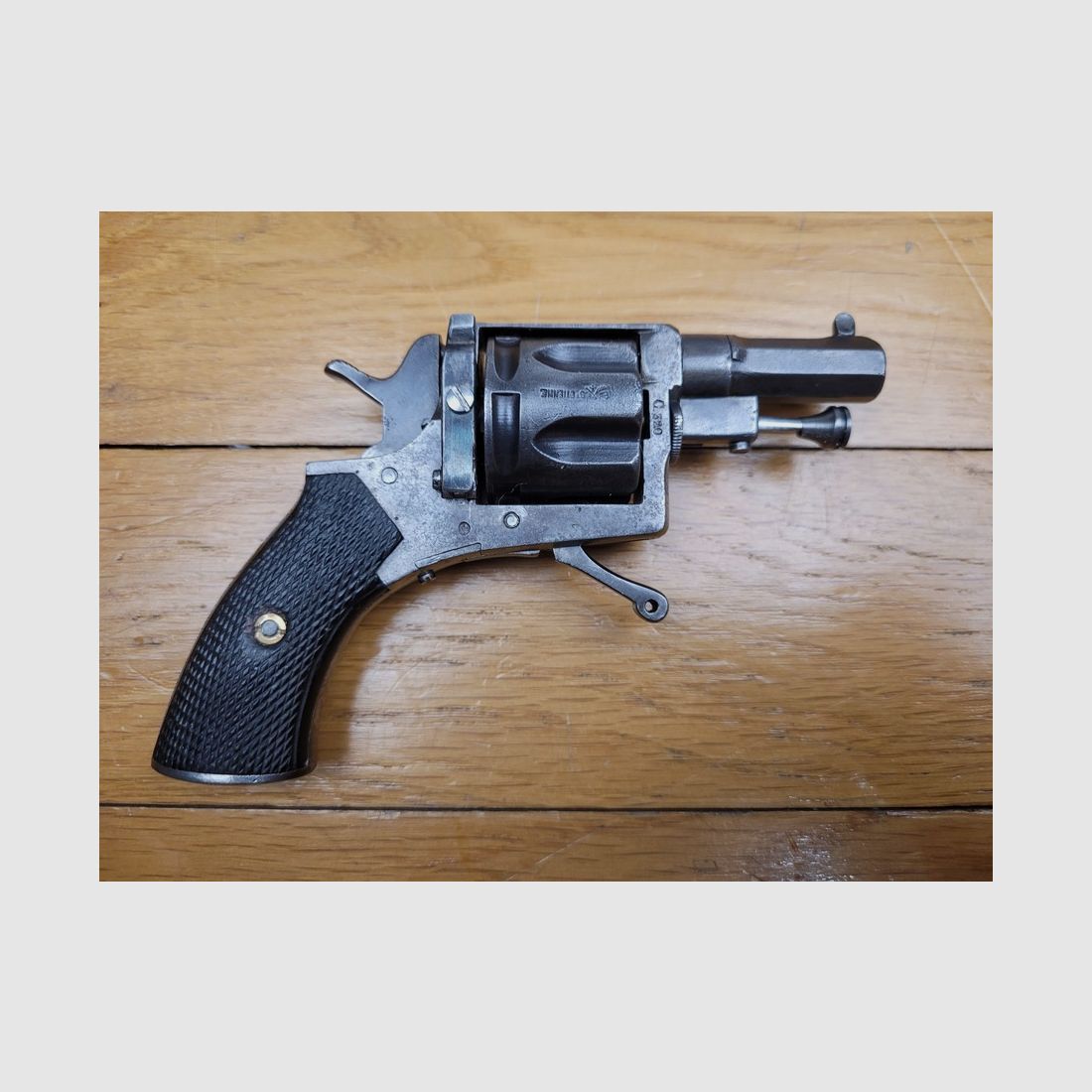 Revolver Typ Modell 1887 Miniatur (!) – Kal. .320 – Perkussion – sechs Schuss – Saint-Étienne von Lamure und Gidrol – sehr guter Zustand, Bild 2 von 20