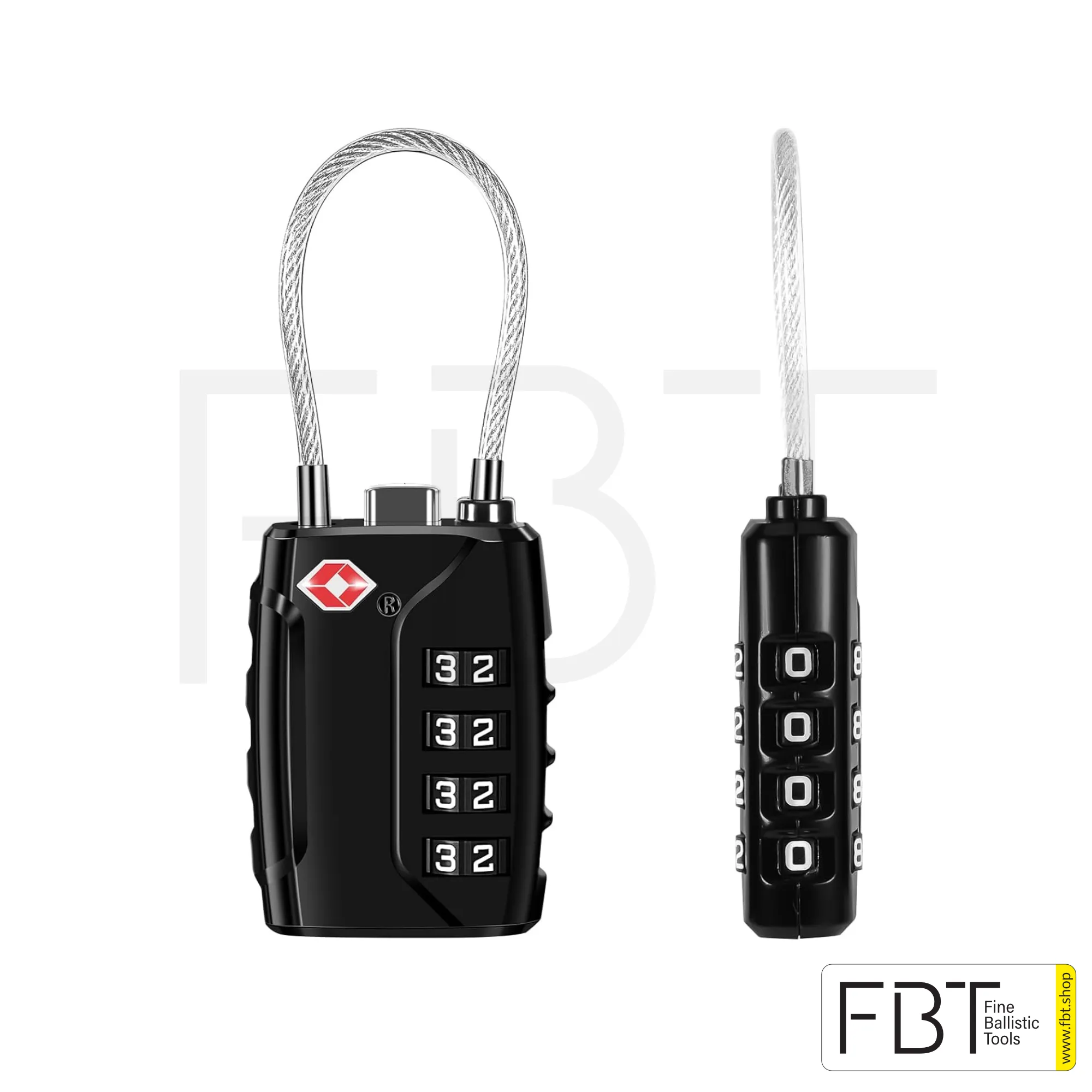 TSA007 Standaard Combinatieslot | 4-cijferig voor Wapen Tas & Geweer Tas voor Wapenvervoer, afbeelding 2 van 4