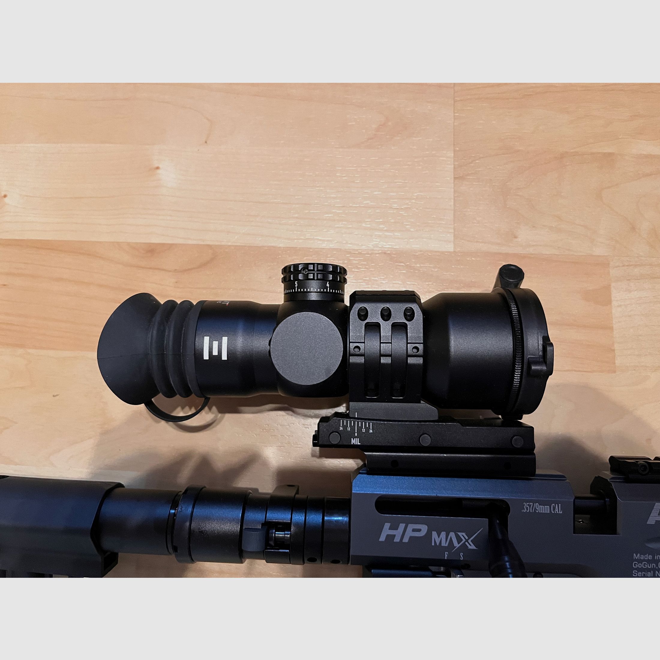 Luftgewehr AEA HPMAX F-Serie inkl. Schalldämpfer und Element Zielfernrohr