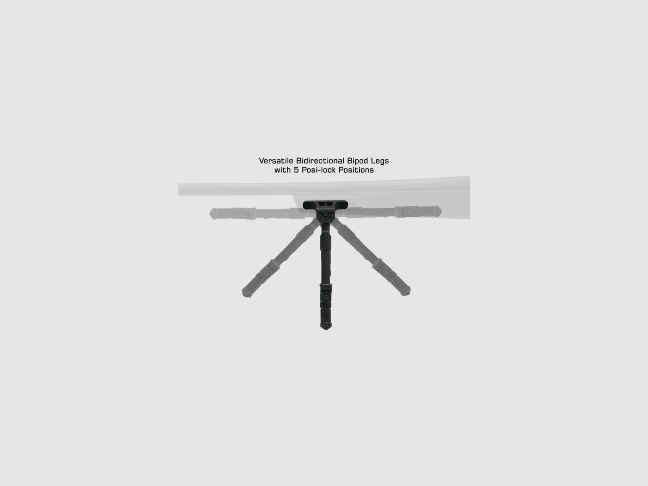Bipode UTG® Recon Flex® II, altura central de 9″-12″ M-LOK®