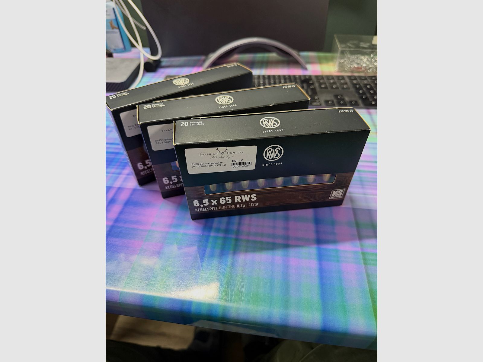 6.5x65R RWS KS - 8.2g/127gr (a20)