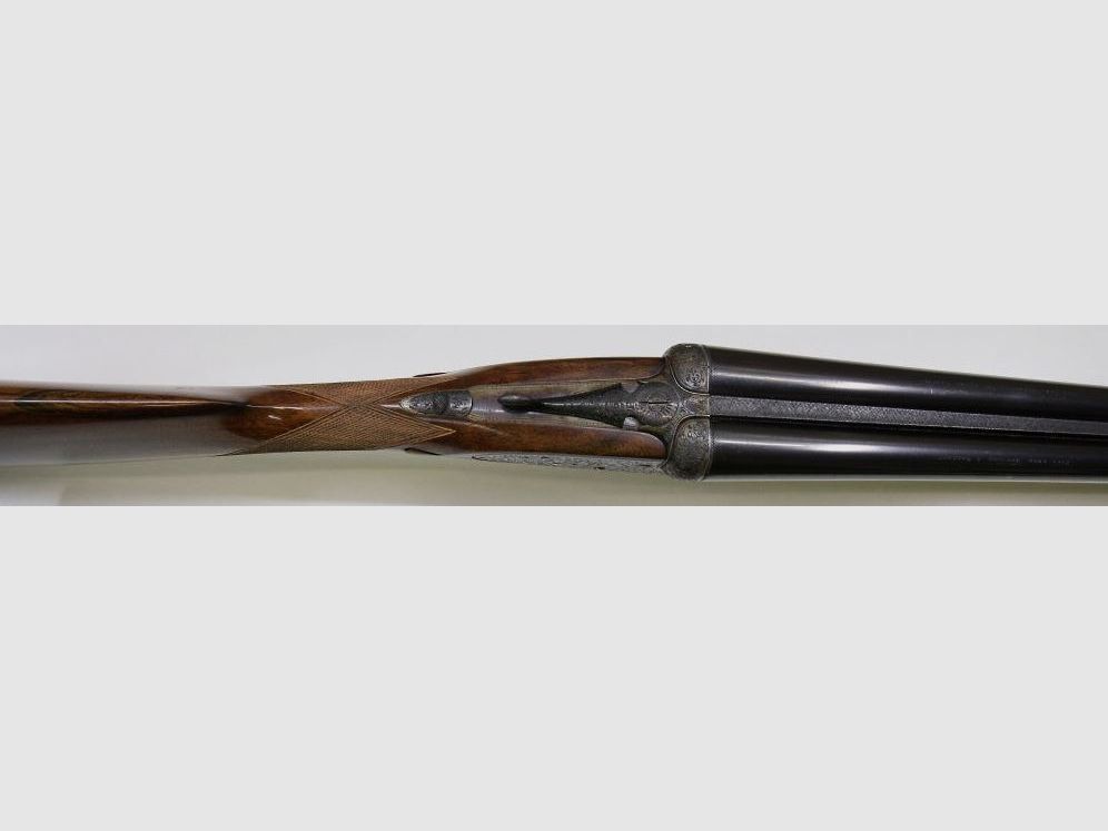 Aug. Francotte double-barreled side lock shotgun