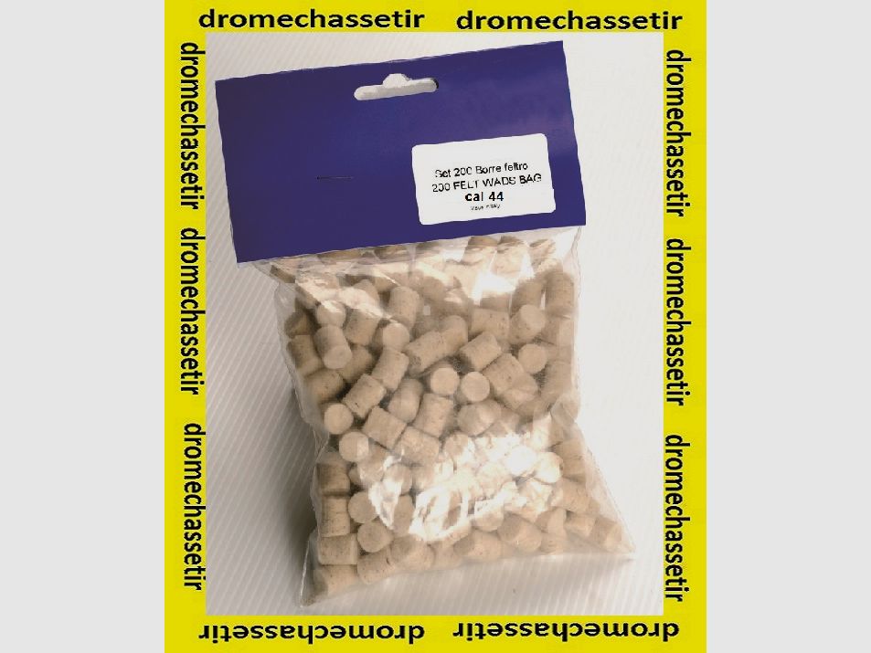 Pack of 200 Felt Wads .44 Black Powder