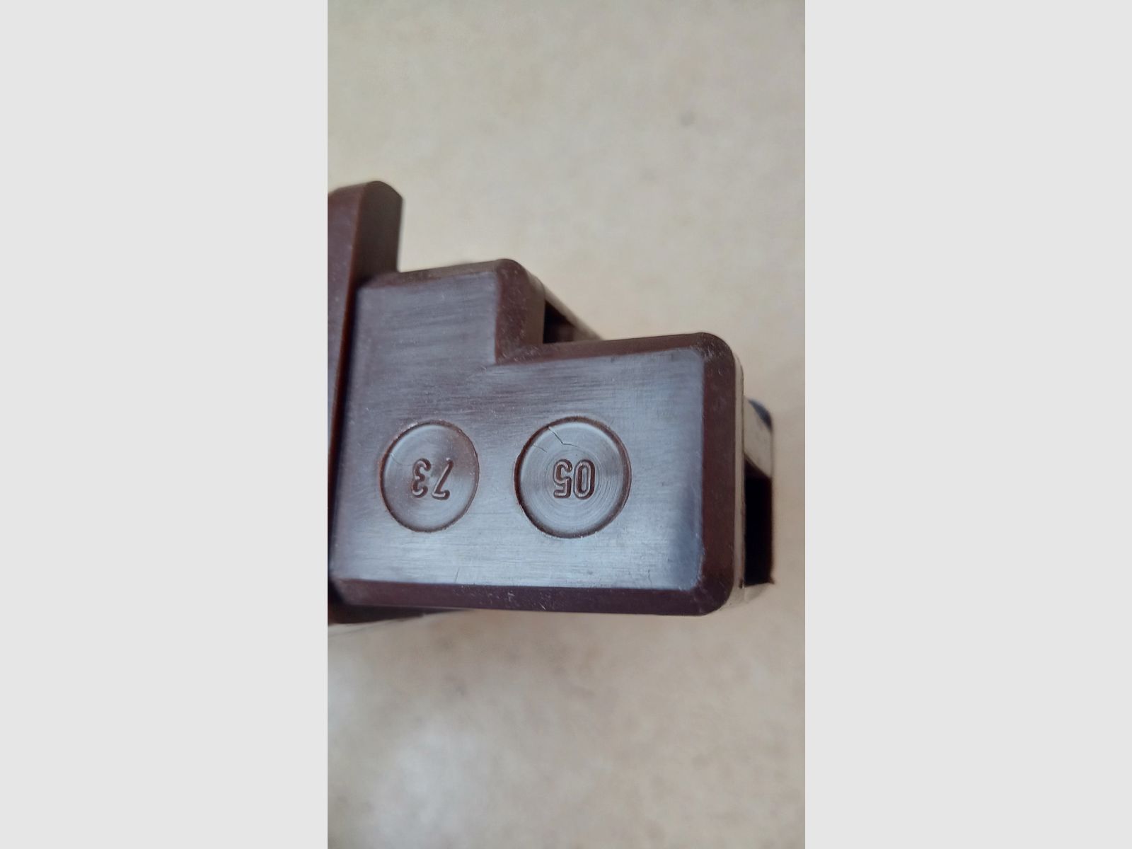 Original East German plastic fixed stock for the MPi-KM manufacturer VEB Wiesa in absolutely best condition // GDR NVA / AKM