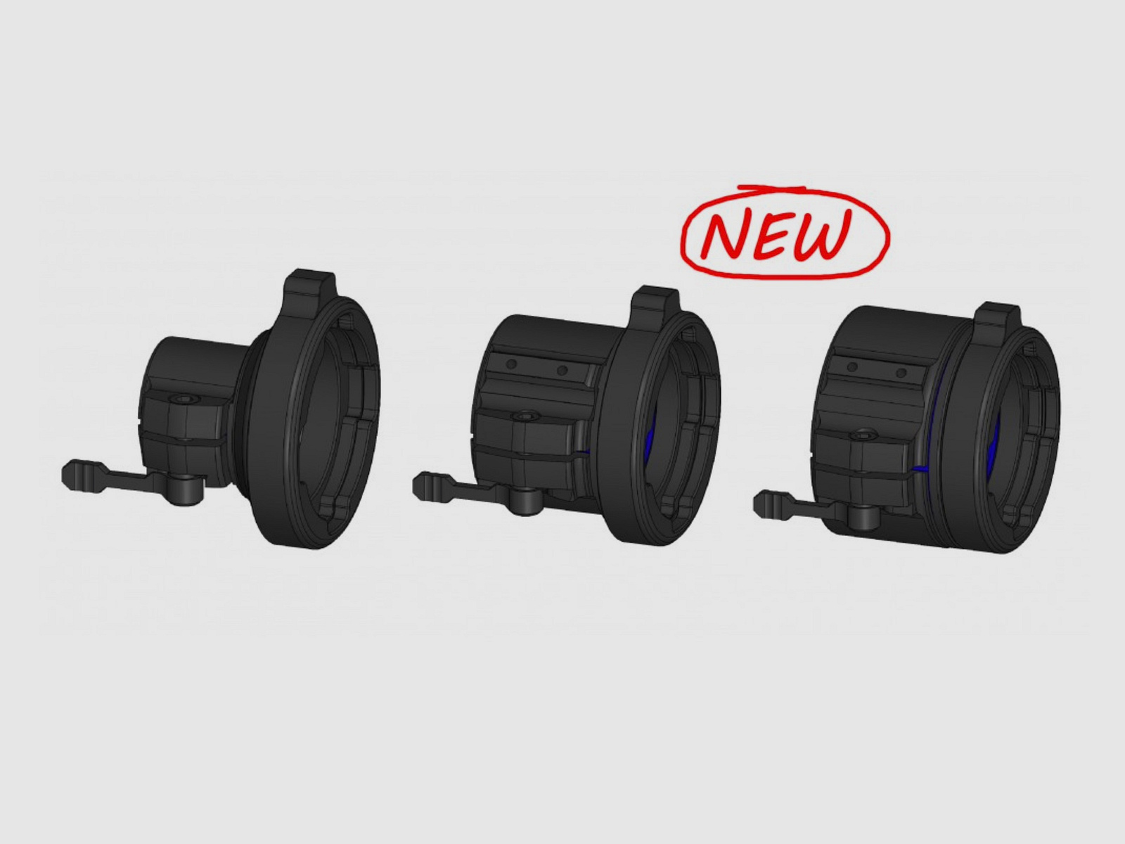 Rusan MAR-54 modular adapter for 54mm lens outer diameter