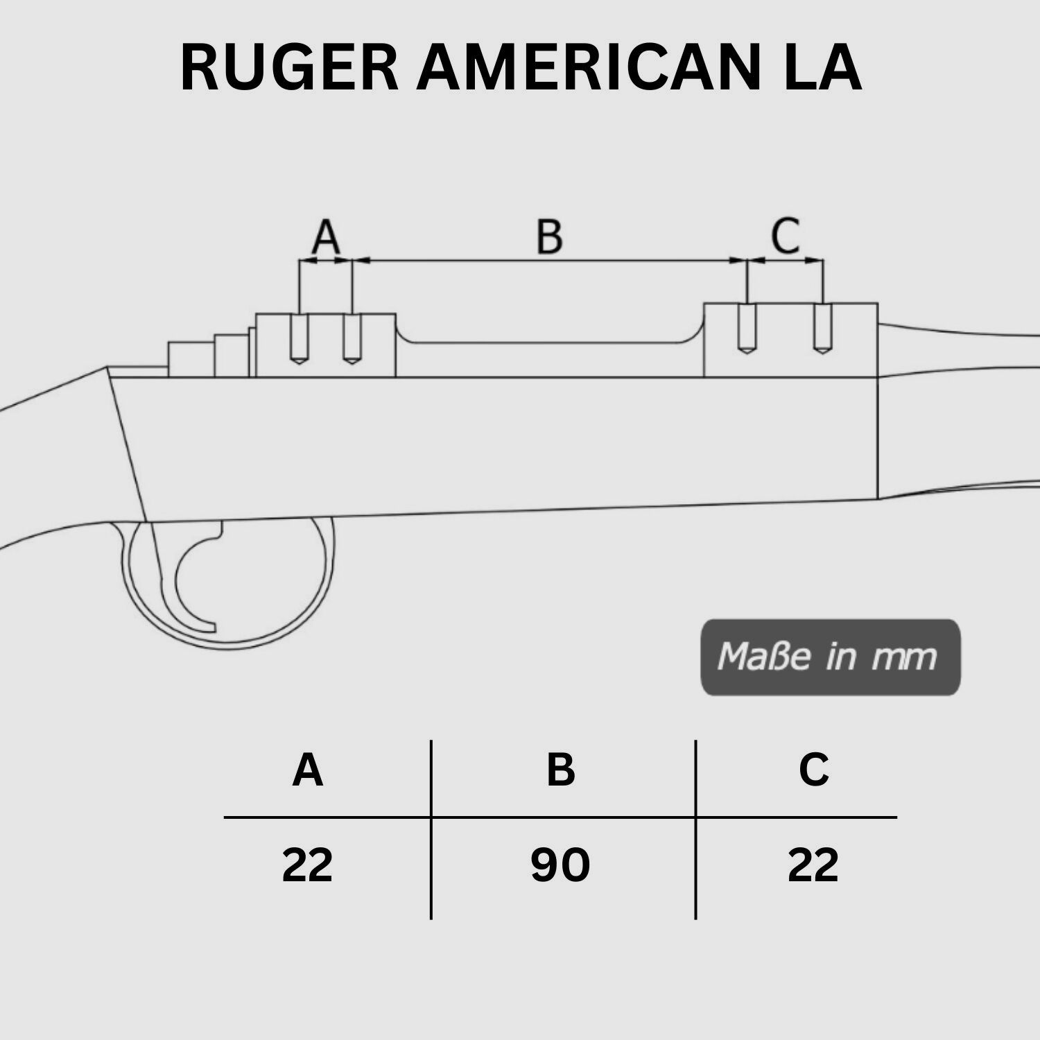 Rifle Doc Picatinny Weaver STAHL Schiene für