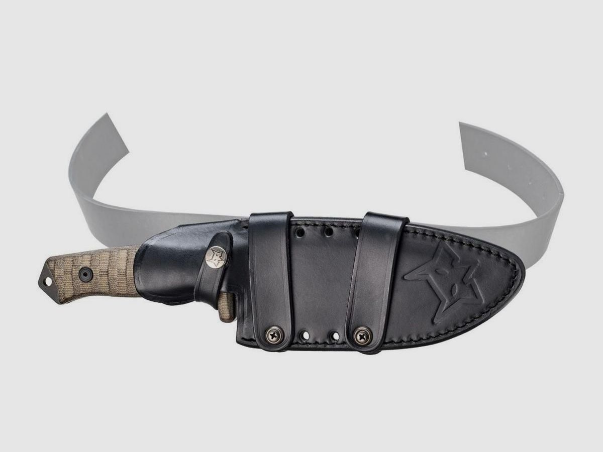 Fox Knives Bushman FX-609 OD Green Olive Outdoor Knife, image 6 of 8