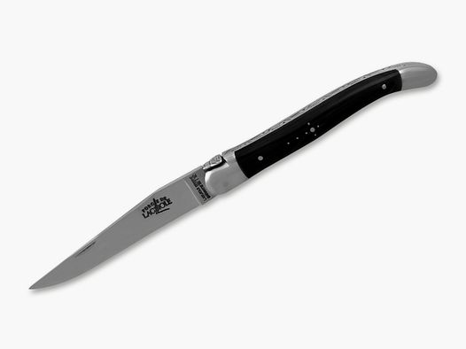 Cuchillo de bolsillo Laguiole Forge de Laguiole con grabado a mano en ébano 11