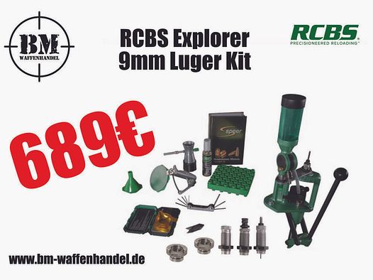 RCBS Explorer 9mm Reloading Kit