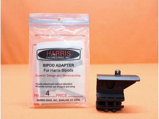 Harris Harris Adattatore No.4: Adattatore universale (morsetto) fino a Ø=circa 15mm con occhiello per cinghia 9mm