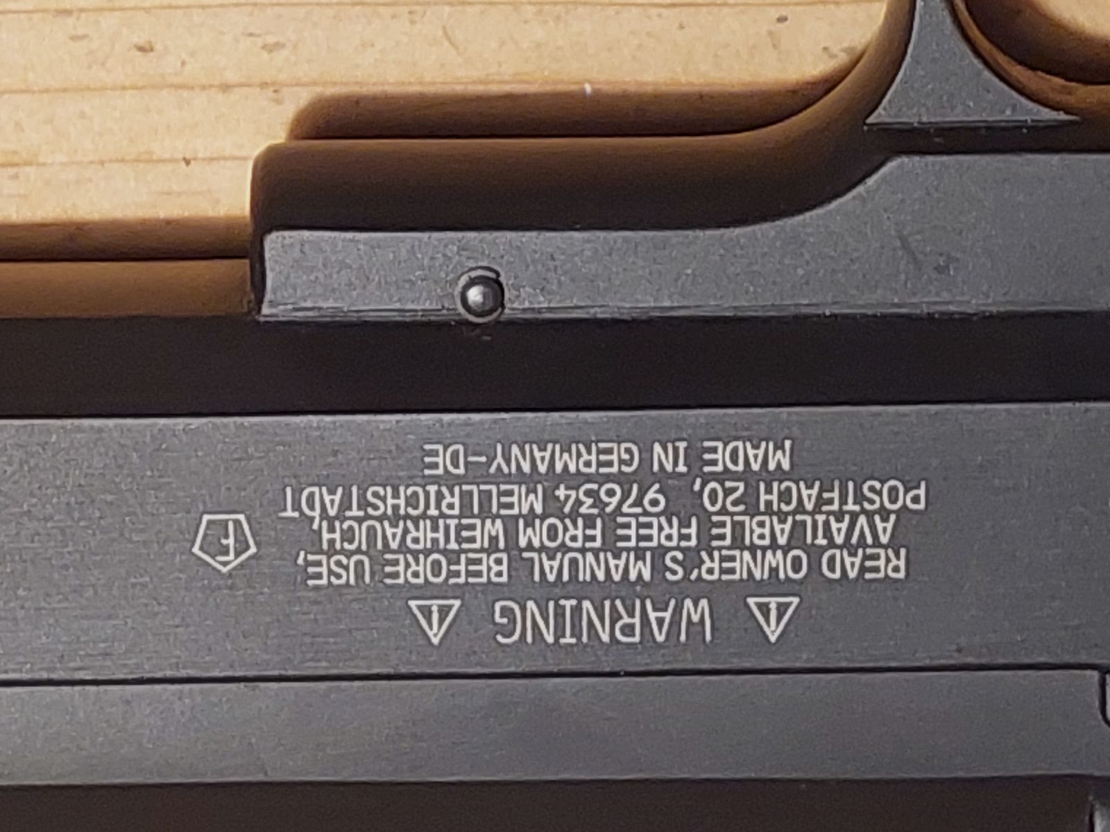 Pistolet pneumatyczny Weihrauch hw 45