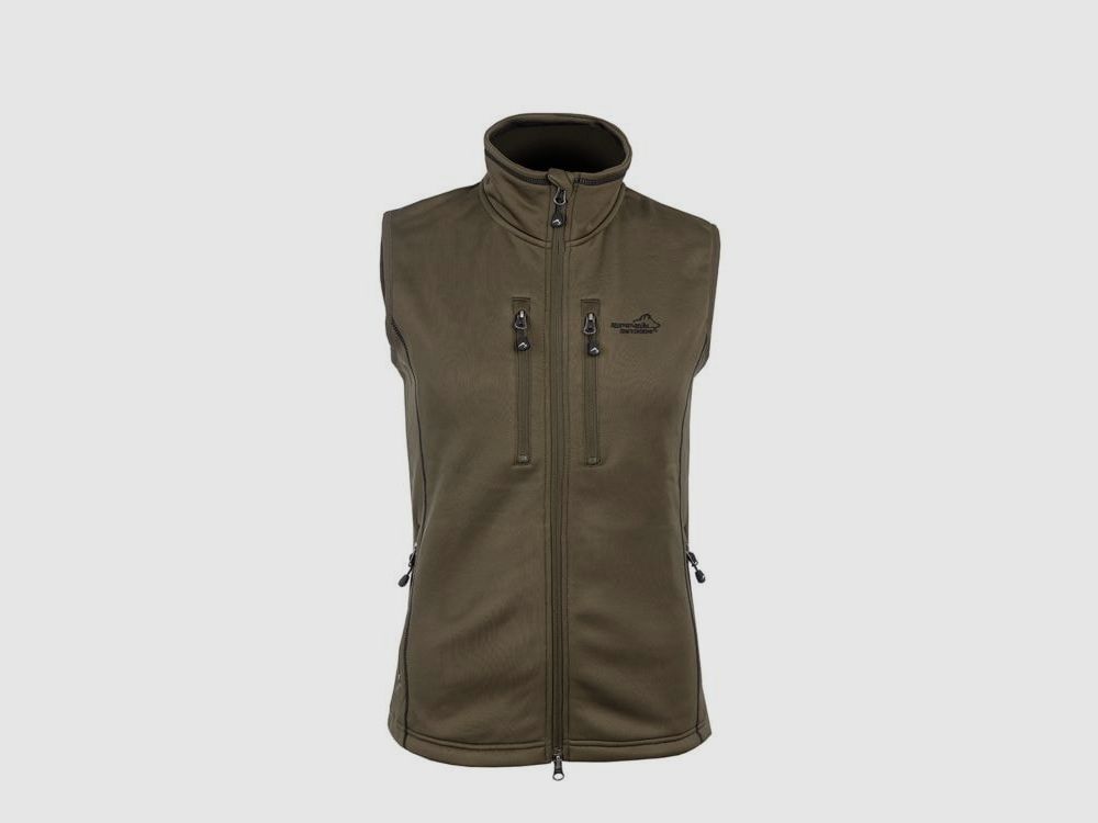 ACTIVE Arrak Outdoor Powerfleece Weste Damen Olivgrün S