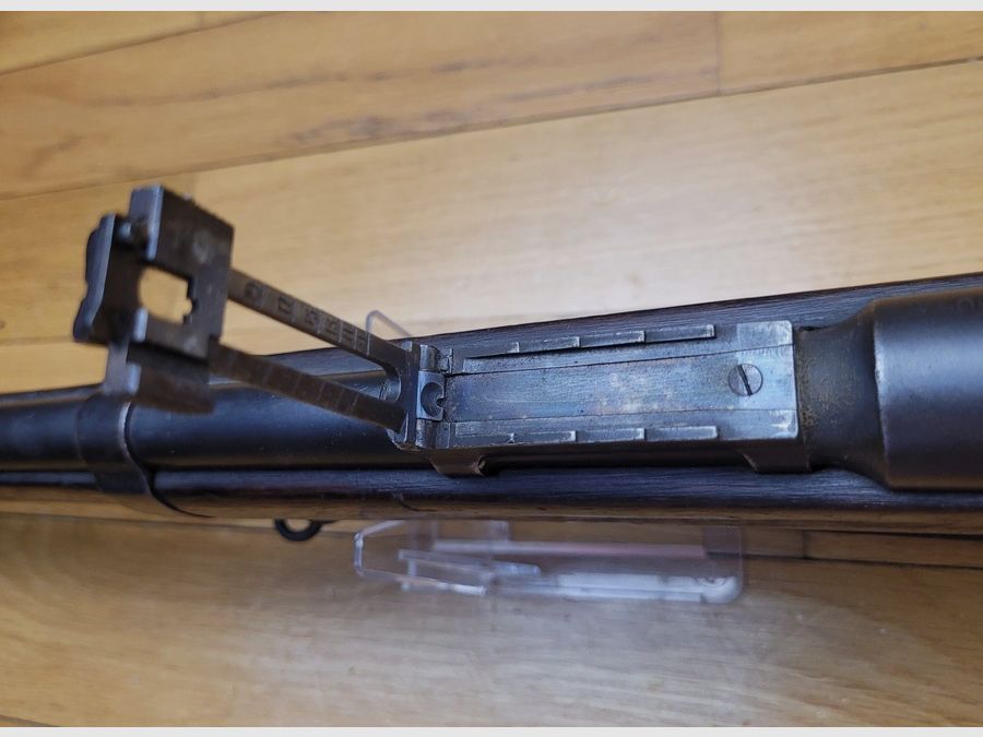 Sehr schönes Gewehr Lebel Modell 1886 M93 - Arsenal von Châtellerault aus 1890 - ursprüngliches Kaliber 8x51R - im gleichen Arsenal 1893 auf Standard gebracht - Patrone 32N - Vollmatrikel - guter Lauf - Seltene Stück in TBE+, Bild 13 von 27