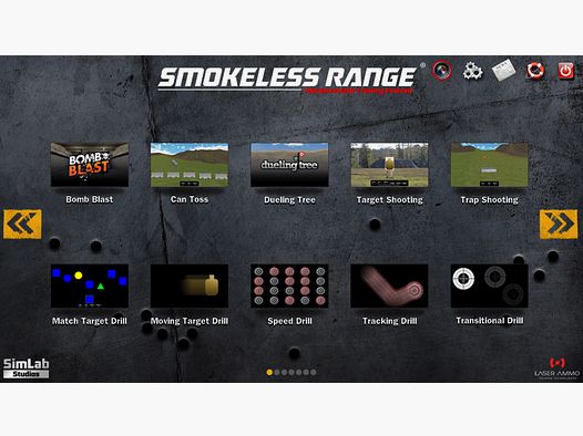 LASER AMMO - Smokeless Range ® 2.0- Simulador en casa