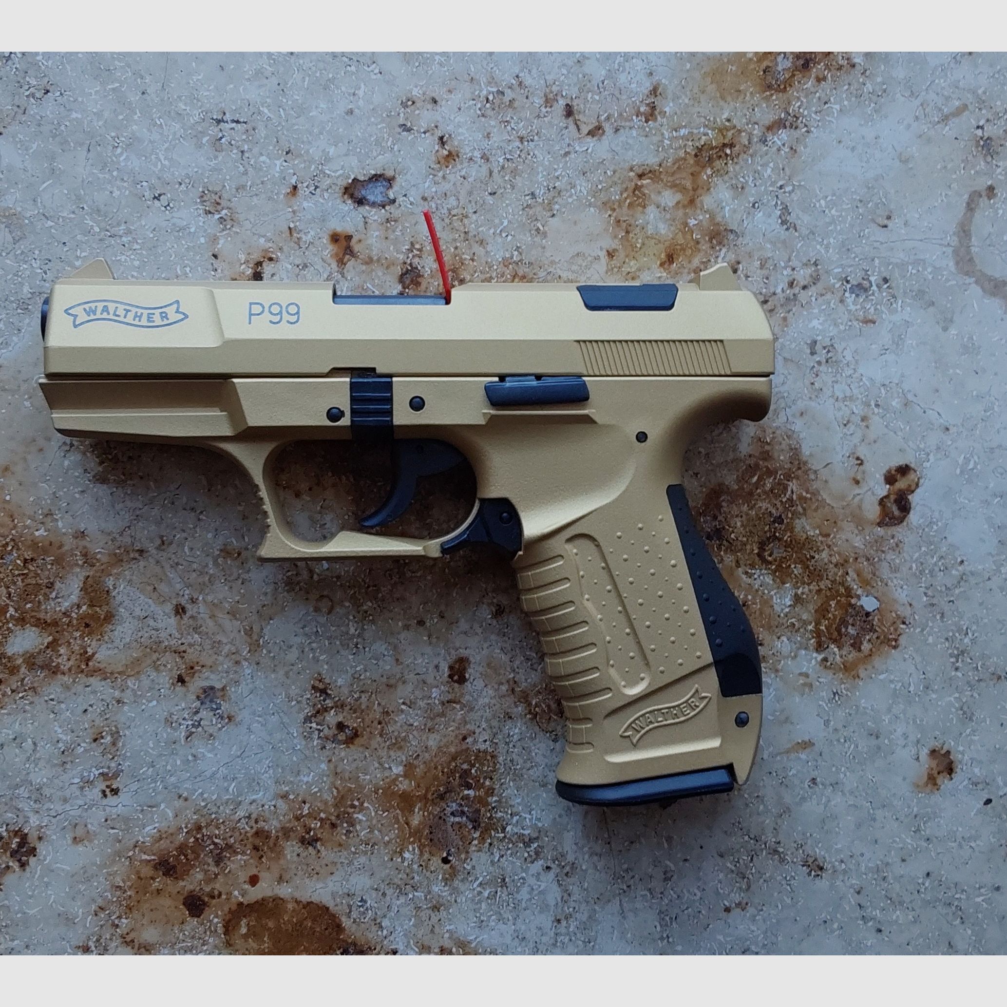 Walther P99 Glacier Gold Edition 9mm Pak