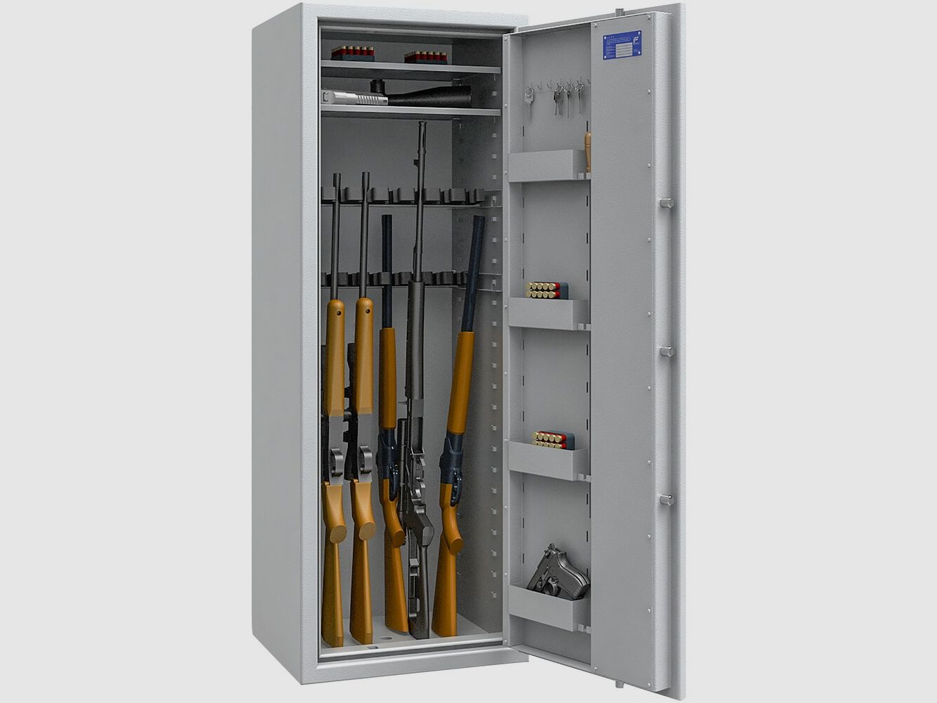 ISS Lucerne WF MAX steel cabinet – for 16 long guns (Double-bit lock), image 3 of 3