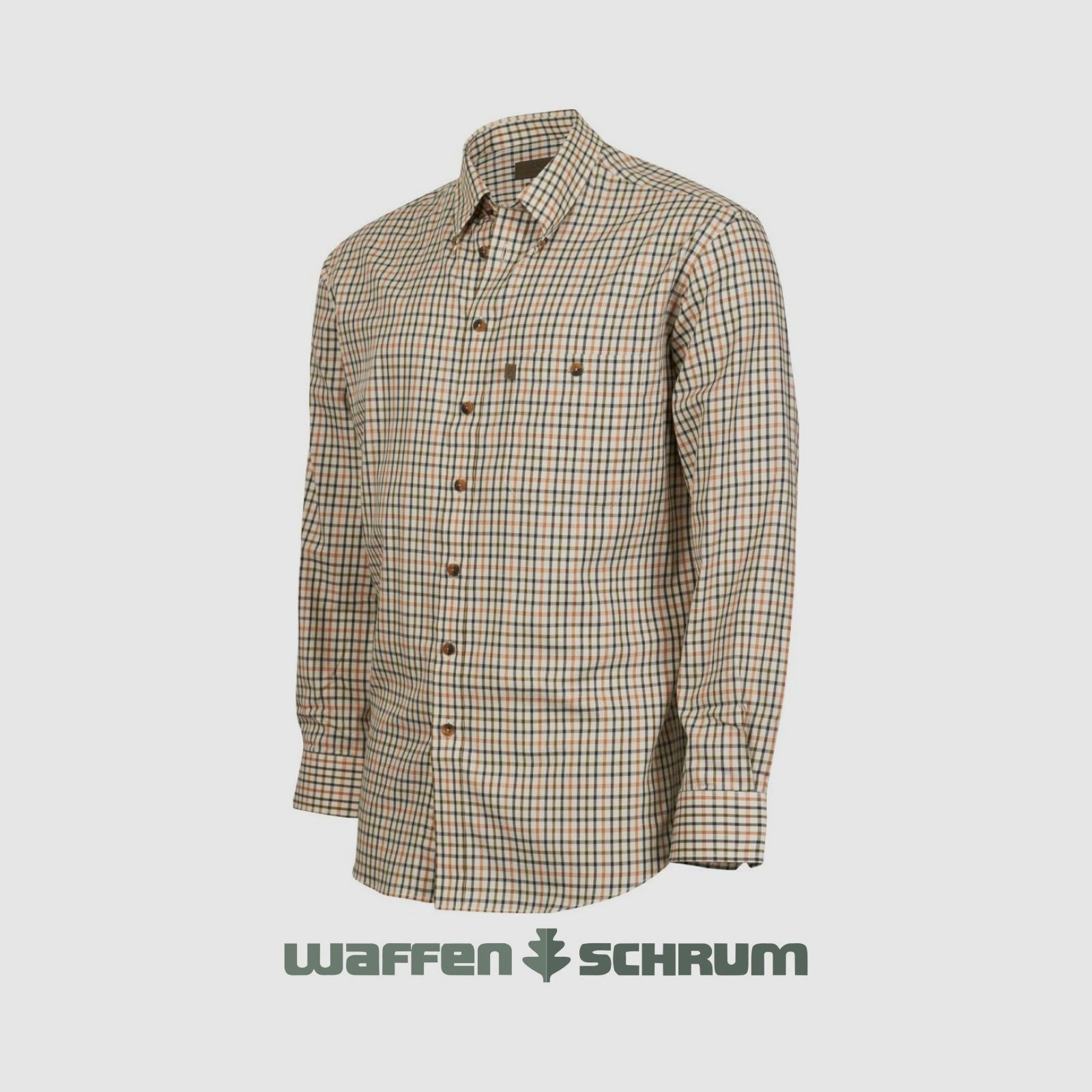 Chemise Böcker Modern Fit Easy Care Naturel à carreaux