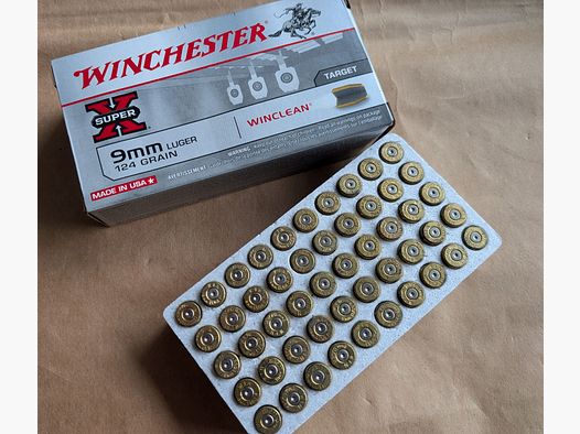 Bossoli 9mm Luger Winchester Super X - WINCLEAN  °°°°°°°°°°°°°°°°°°°°°°°°°°°°°°