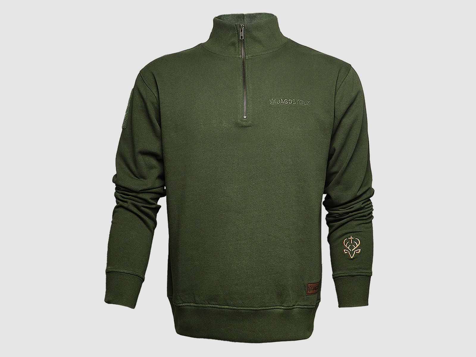 Jagdstolz Half-Zip Sweater Olive