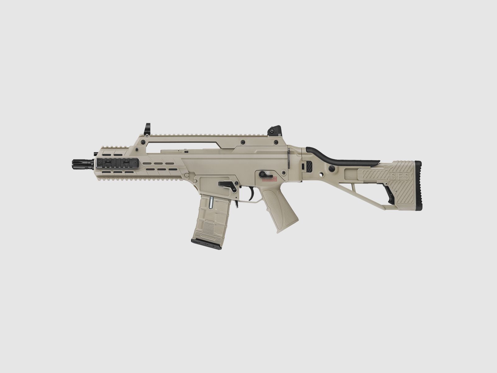 ICS G33 Compact Assault Rifle [ICS-234] SFS Stock Tan Wolno od 18 – S-AEG – F