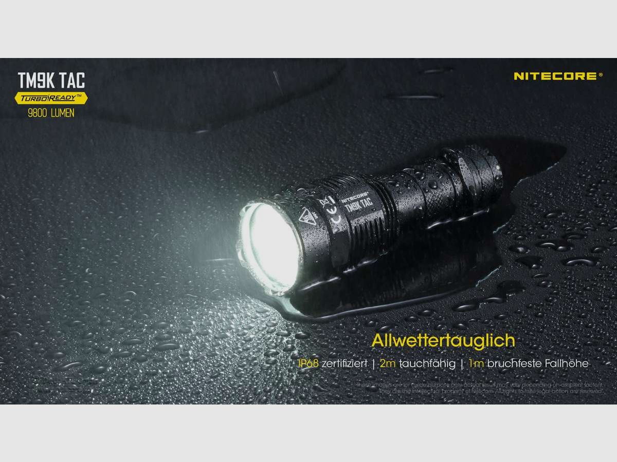 Nitecore Taschenlampe TM9K TAC – 9800 Lumen, Bild 13 von 14
